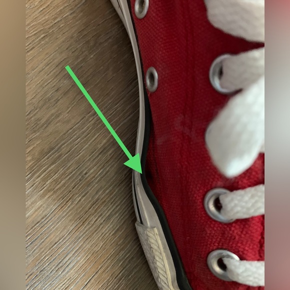 Converse All Star red Size 6.5 - Picture 5 of 9